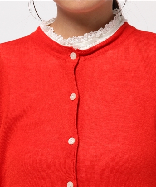 B:MING by BEAMS（ビーミングバイビームス）の「ビーミング by ビームス / 接触冷感カーディガン（カーディガン/ボレロ・レディース・ホワイト/ベージュ/レッド/ネイビー・ONE SIZE）」の10枚目の写真