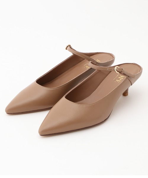 ROPE'（ロペ）の「メリージェーンポインテッドミュール（パンプス・レディース・ブラック/ベージュ系その他・35.5/36.5/37.5）」の4枚目の写真