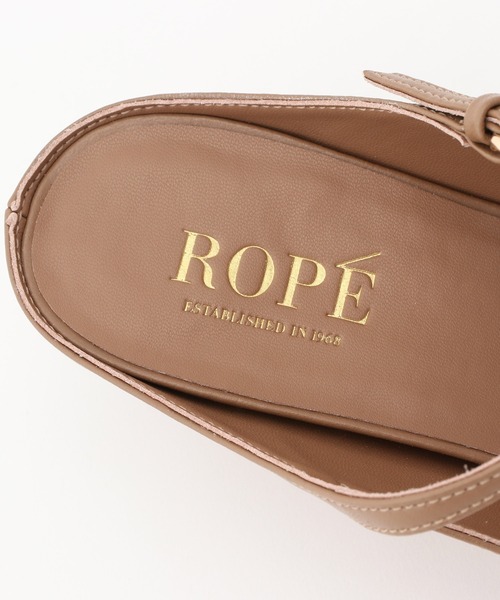 ROPE'（ロペ）の「メリージェーンポインテッドミュール（パンプス・レディース・ブラック/ベージュ系その他・35.5/36.5/37.5）」の8枚目の写真