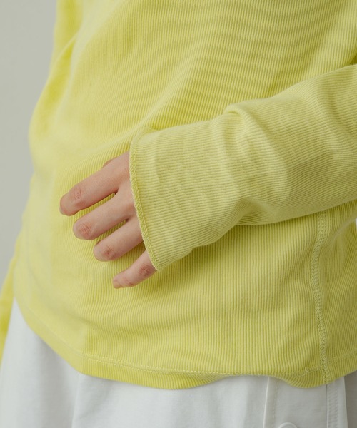 earthy（アーシー）の「earthy_オーガニックコットンテレコタートル（Tシャツ/カットソー・レディース・ブラック/ブルー/ホワイト/イエロー・FREE）」の20枚目の写真