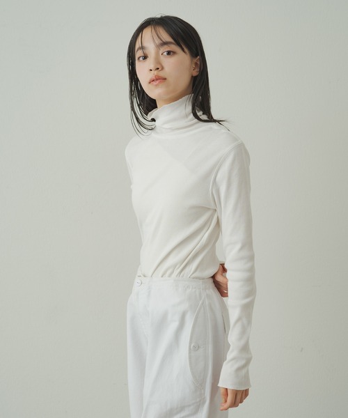 earthy（アーシー）の「earthy_オーガニックコットンテレコタートル（Tシャツ/カットソー・レディース・ブラック/ブルー/ホワイト/イエロー・FREE）」の14枚目の写真