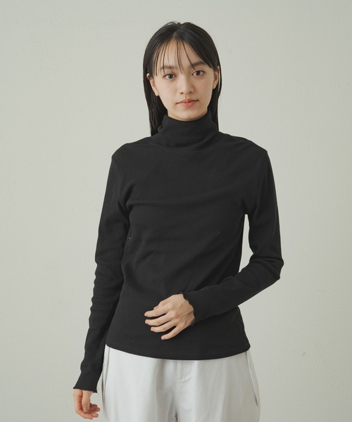 earthy（アーシー）の「earthy_オーガニックコットンテレコタートル（Tシャツ/カットソー・レディース・ブラック/ブルー/ホワイト/イエロー・FREE）」の15枚目の写真