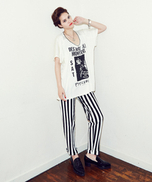 【新品】ヒステリックグラマー　DAM/JULY 6 pt プルオ-バ-Tシャツ HYSTERIC GLAMOUR（ヒステリックグラマー）の「DAM/JULY 6 pt
