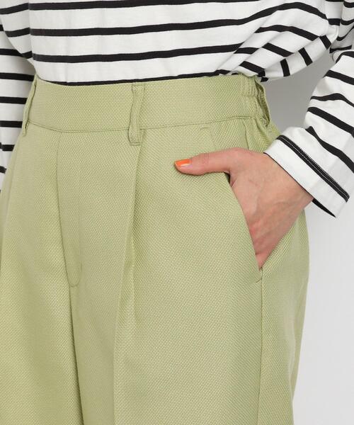 DRESKIP（ドレスキップ）の「◆サラりとした通気性！ワイドパンツ（その他パンツ・レディース・ブラック/ホワイト系4/黄緑系・02/03/04）」の17枚目の写真