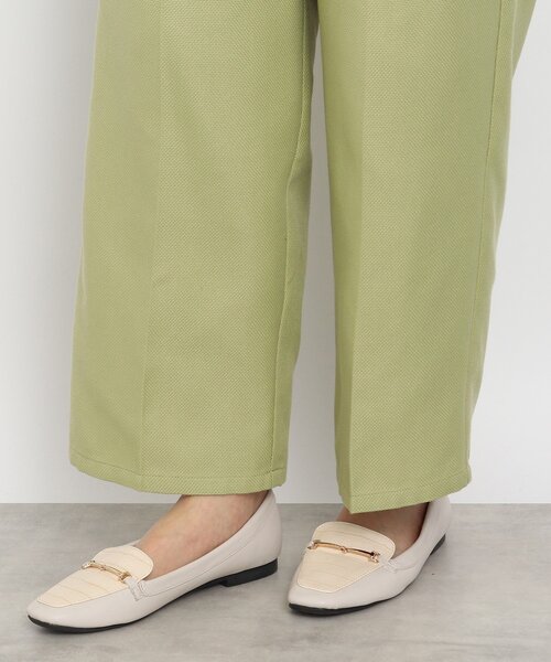 DRESKIP（ドレスキップ）の「◆サラりとした通気性！ワイドパンツ（その他パンツ・レディース・ブラック/ホワイト系4/黄緑系・02/03/04）」の18枚目の写真