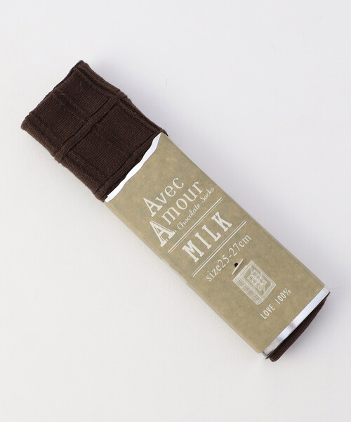 COMME CA ISM（コムサイズム）の「【オンラインストア限定】板チョコ風 アンクルソックス（ソックス/靴下・メンズ・ブラック/ダークブラウン・FREE）」の8枚目の写真