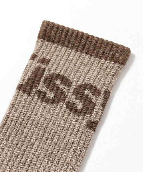STUSSY（ステューシー）の「STUSSY/ステューシー Logo Jacquard Trail Socks 靴下（ソックス/靴下・メンズ・ブラウン・FREE）」の6枚目の写真