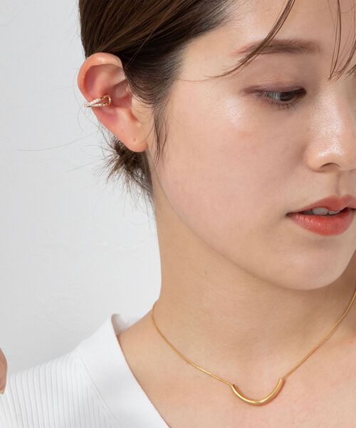 NOLLEY’S（ノーリーズ）の「ポイントショートネックレス（ネックレス・レディース・ゴールド/シルバー・FREE）」の4枚目の写真