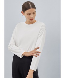 STYLE DELI | 【Made in JAPAN】背面シーム長袖Tシャツ／首開き狭め(Tシャツ/カットソー)