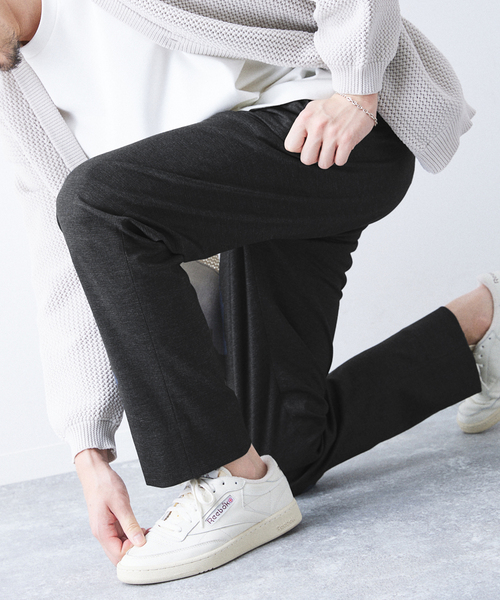 417 EDIFICE（フォーワンセブンエディフィス）の「ジャージーストレッチ スリムテーパードパンツ【セットアップ着用可】（スラックス・メンズ・グレー/その他9/ネイビー・SMALL/LARGE/MEDIUM）」の11枚目の写真