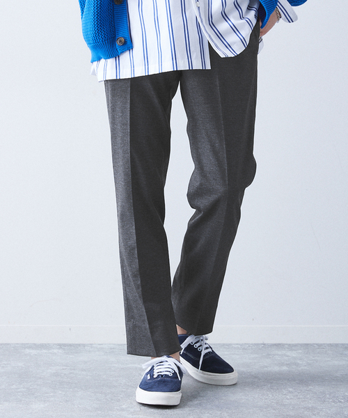 417 EDIFICE（フォーワンセブンエディフィス）の「ジャージーストレッチ スリムテーパードパンツ【セットアップ着用可】（スラックス・メンズ・グレー/その他9/ネイビー・SMALL/LARGE/MEDIUM）」の14枚目の写真