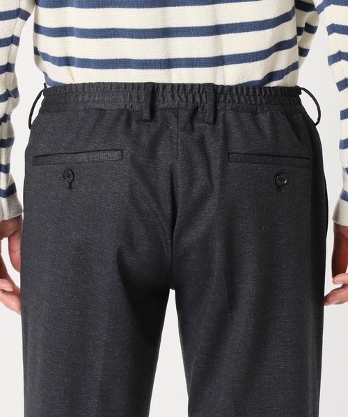 417 EDIFICE（フォーワンセブンエディフィス）の「ジャージーストレッチ スリムテーパードパンツ【セットアップ着用可】（スラックス・メンズ・グレー/その他9/ネイビー・SMALL/LARGE/MEDIUM）」の21枚目の写真