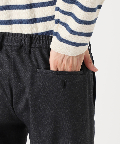 417 EDIFICE（フォーワンセブンエディフィス）の「ジャージーストレッチ スリムテーパードパンツ【セットアップ着用可】（スラックス・メンズ・グレー/その他9/ネイビー・SMALL/LARGE/MEDIUM）」の22枚目の写真