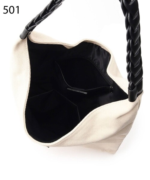 tk.TAKEO KIKUCHI（ティーケータケオキクチ）の「◆フロシキバッグ（ハンドバッグ・レディース・ブラック/ホワイト系5/ブラック系・00）」の14枚目の写真