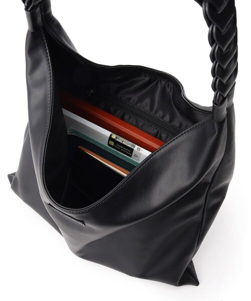 tk.TAKEO KIKUCHI（ティーケータケオキクチ）の「◆フロシキバッグ（ハンドバッグ・レディース・ブラック/ホワイト系5/ブラック系・00）」の10枚目の写真