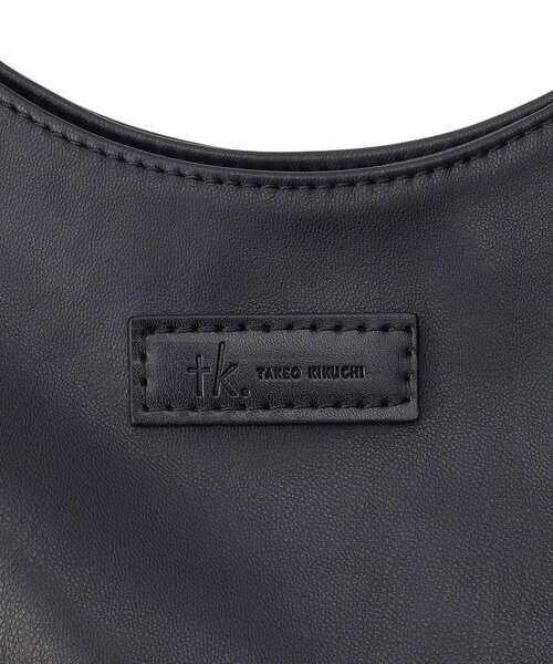 tk.TAKEO KIKUCHI（ティーケータケオキクチ）の「◆フロシキバッグ（ハンドバッグ・レディース・ブラック/ホワイト系5/ブラック系・00）」の9枚目の写真