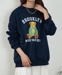 ベアープリントスウェット/【WEB/EC限定商品】