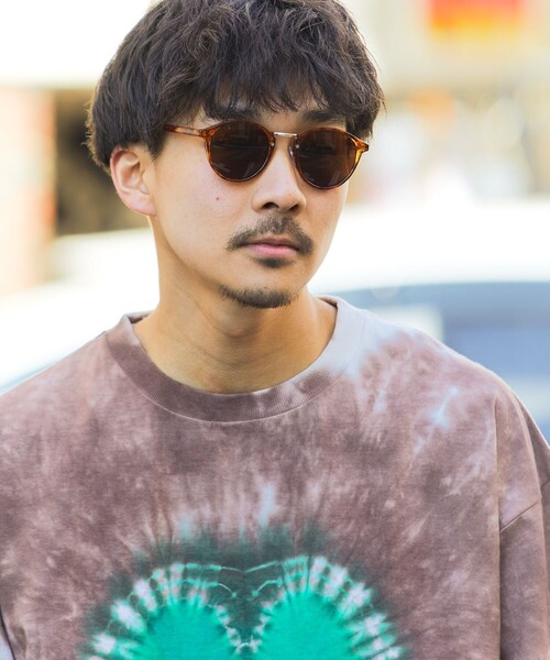 FREAK'S STORE(フリークスストア)の「5465Aブリッジ/クリアカラーボストン ファッション用グラス/ブリッジ カラー ファッション用グラス(メガネ・メンズ・ブラウン系/グレー/ブルー/ブラウン/ブラック・FREE)」の1枚目の写真