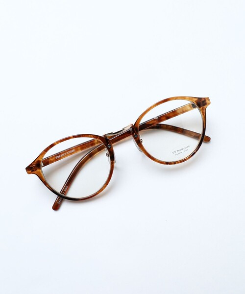FREAK'S STORE(フリークスストア)の「5465Aブリッジ/クリアカラーボストン ファッション用グラス/ブリッジ カラー ファッション用グラス(メガネ・メンズ・ブラウン系/グレー/ブルー/ブラウン/ブラック・FREE)」の9枚目の写真