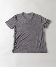 NYLAUS（ナイラス）の「スリムフィット ショートスリーブ パイル VネックTシャツ（ルームウェア/パジャマ・メンズ）」