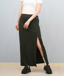 リブスカート スリット スカート」に該当するファッション通販