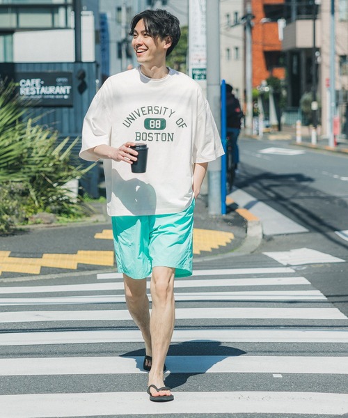 coca（coca）（コカ）の「メンズアソート柄Tシャツ（Tシャツ/カットソー・メンズ・ホワイト/ブラック/ベージュ/グレー・XL/M/L）」の5枚目の写真