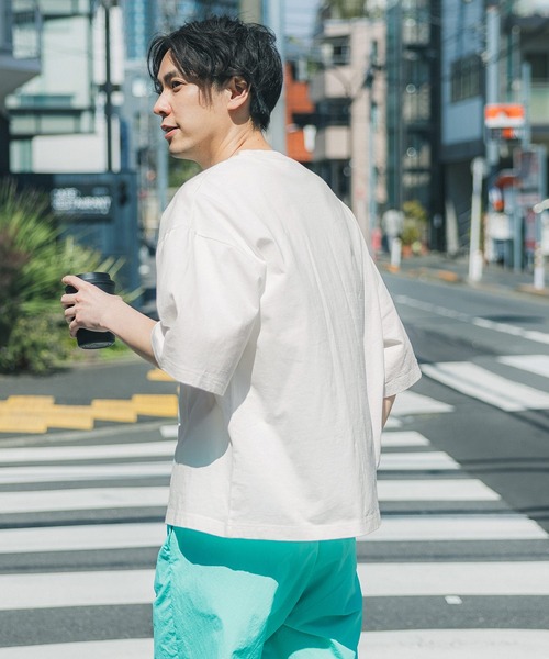 coca（coca）（コカ）の「メンズアソート柄Tシャツ（Tシャツ/カットソー・メンズ・ホワイト/ブラック/ベージュ/グレー・XL/M/L）」の7枚目の写真