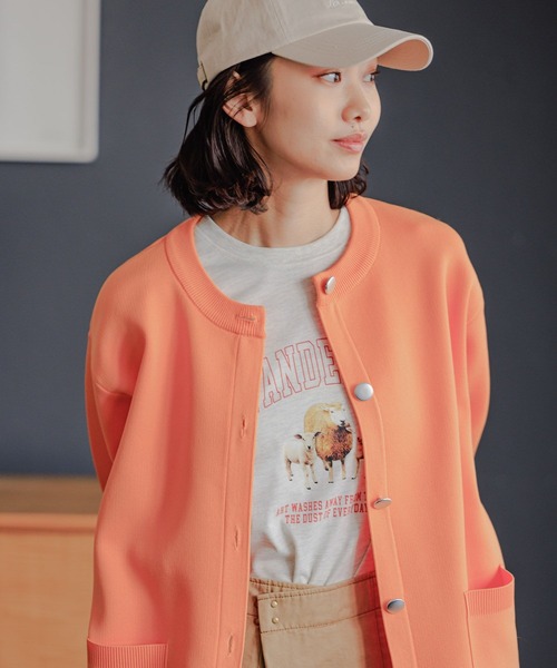 niko and（ニコアンド）の「スポンジライクBIGカーディガン