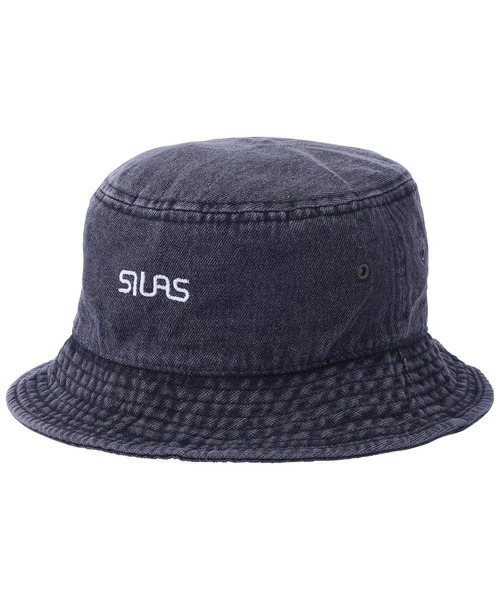 SILAS(サイラス)の「DENIM BUCKET HAT(ハット・メンズ・ライトインディゴブルー/ブラック・M/L)」の2枚目の写真
