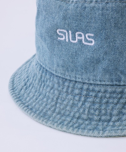 SILAS(サイラス)の「DENIM BUCKET HAT(ハット・メンズ・ライトインディゴブルー/ブラック・M/L)」の7枚目の写真