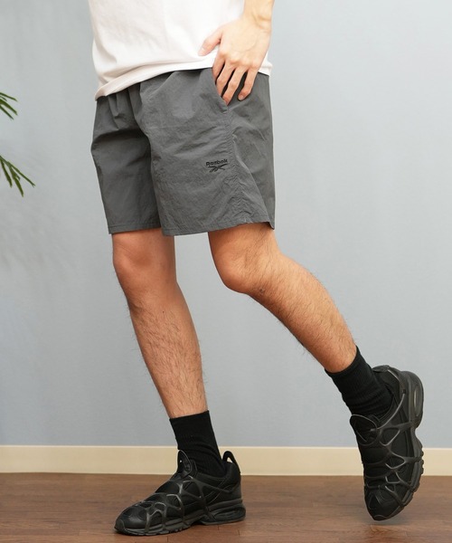 Reebok（リーボック）の「【ムラサキスポーツ限定】Reebok/リーボック 水陸両用 ショーツ/水着/トランクス/ボードショーツ UVカット 422708C（水着・メンズ・グリーン/グレー/ブラック/オレンジ・XL/L/M）」の3枚目の写真