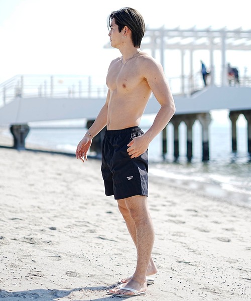 Reebok（リーボック）の「【ムラサキスポーツ限定】Reebok/リーボック 水陸両用 ショーツ/水着/トランクス/ボードショーツ UVカット 422708C（水着・メンズ・グリーン/グレー/ブラック/オレンジ・XL/L/M）」の16枚目の写真