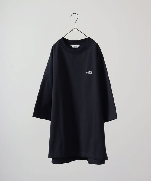 Sunny Smith(サニースミス)の「Sunnysmith 11.6ウルトラヘビーオンス Heavy Smith パームツリー刺繍Tシャツ 半袖(Tシャツ/カットソー・メンズ・チャコール/オフホワイト/レッド・F)」の18枚目の写真