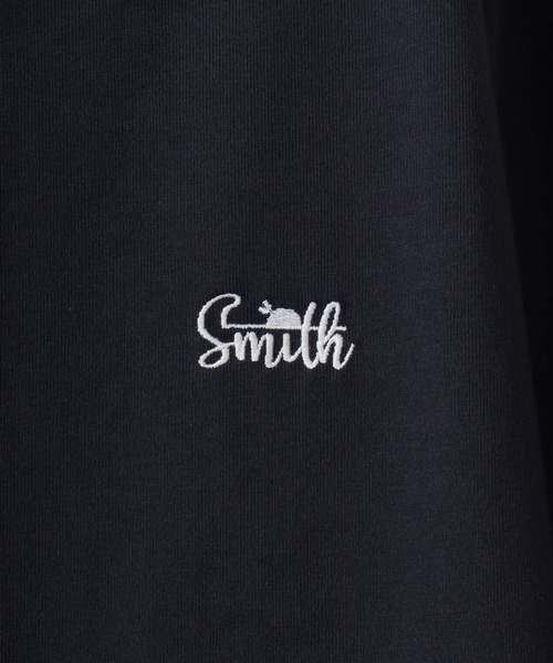Sunny Smith(サニースミス)の「Sunnysmith 11.6ウルトラヘビーオンス Heavy Smith パームツリー刺繍Tシャツ 半袖(Tシャツ/カットソー・メンズ・チャコール/オフホワイト/レッド・F)」の20枚目の写真