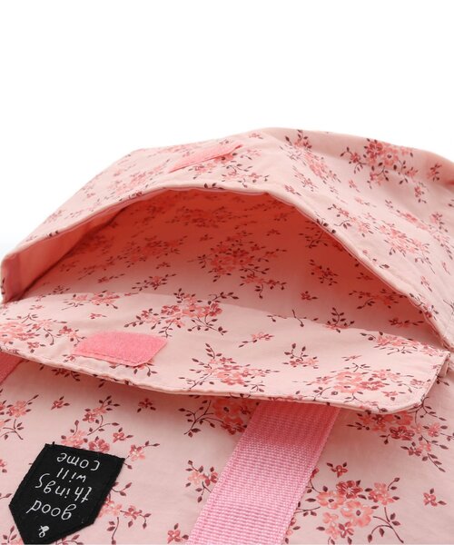 Ampersand(アンパサンド)の「総柄 バックパック(バックパック/リュック・キッズ・サックスブルー/ピンク・XS/S/SMALL/MEDIUM)」の7枚目の写真