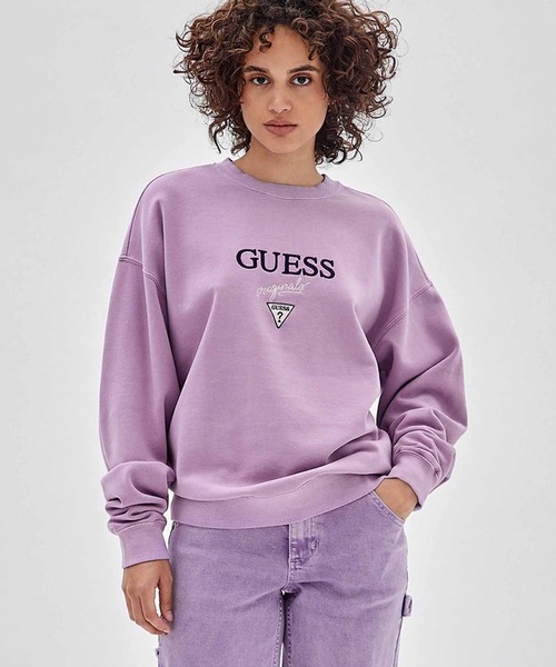 新品！GUESS(ゲス)トレーナー GUESS/ゲス GO BAKER LOGO CREWNECK スウェット トレーナー