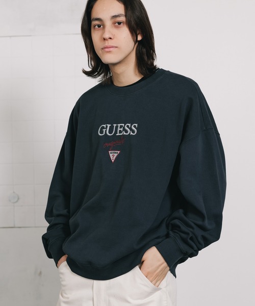 【GUESS】ビッグロゴ スウェット トレーナー ストリート 男女 GUESS ゲス スウェット トレーナー レディース メンズ 男女兼用