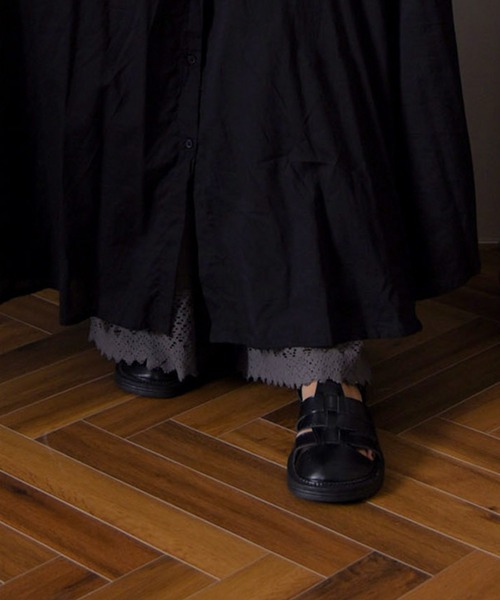 CALIFORNIA OUTFITTERS（カリフォルニア アウトフィッターズ）の「1-【履くだけで透け防止】そのままでも履ける。裾レースがかわいいペチパンツ（インナーウェア/肌着・レディース・アイボリー/スモークグレー/ブラック・ONE SIZE）」の10枚目の写真