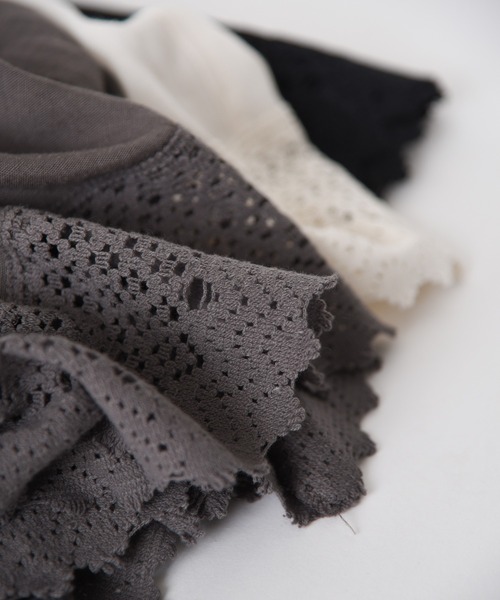 CALIFORNIA OUTFITTERS（カリフォルニア アウトフィッターズ）の「1-【履くだけで透け防止】そのままでも履ける。裾レースがかわいいペチパンツ（インナーウェア/肌着・レディース・アイボリー/スモークグレー/ブラック・ONE SIZE）」の17枚目の写真