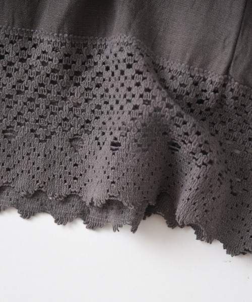 CALIFORNIA OUTFITTERS（カリフォルニア アウトフィッターズ）の「1-【履くだけで透け防止】そのままでも履ける。裾レースがかわいいペチパンツ（インナーウェア/肌着・レディース・アイボリー/スモークグレー/ブラック・ONE SIZE）」の20枚目の写真