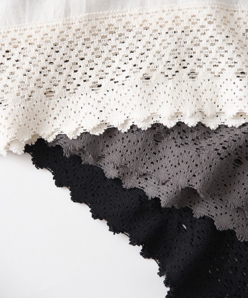 CALIFORNIA OUTFITTERS（カリフォルニア アウトフィッターズ）の「1-【履くだけで透け防止】そのままでも履ける。裾レースがかわいいペチパンツ（インナーウェア/肌着・レディース・アイボリー/スモークグレー/ブラック・ONE SIZE）」の21枚目の写真