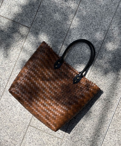 Doux archives（ドゥアルシーヴ）の「メルカドトートＢＡＧ（トートバッグ・レディース・ブラウン・FREE）」の7枚目の写真