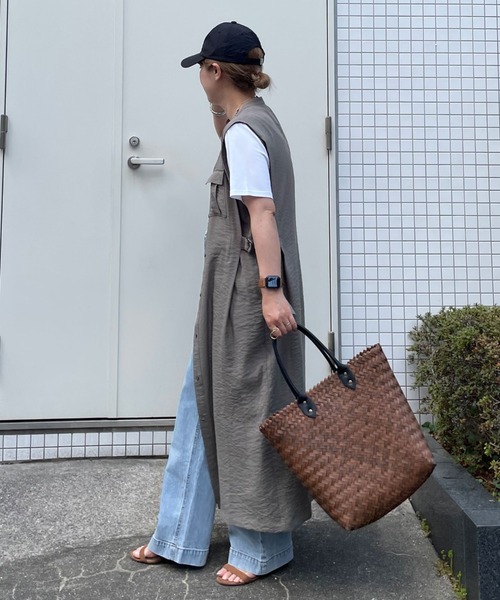 Doux archives（ドゥアルシーヴ）の「メルカドトートＢＡＧ（トートバッグ・レディース・ブラウン・FREE）」の8枚目の写真