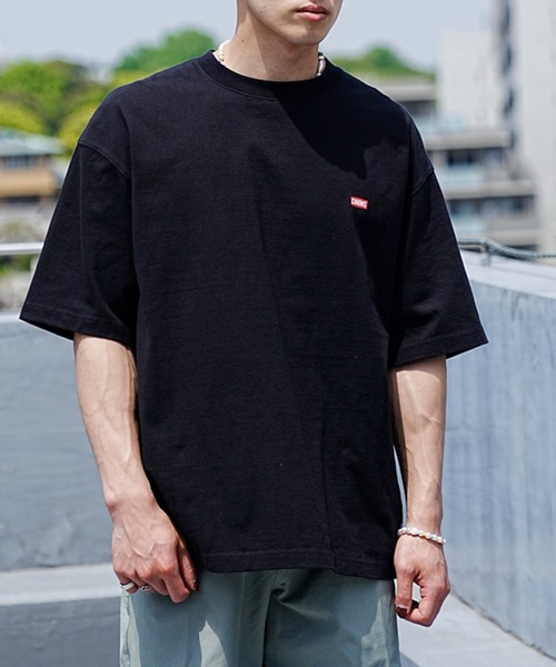 CHUMS(チャムス)の「【ムラサキスポーツ別注】CHUMS/チャムス ヘビーウエイト オーバーサイズ バックプリントTシャツ/クルーネック コットンTee CH01-2256(Tシャツ/カットソー・メンズ・ベージュ/ホワイト/ブラック・M/S/L/XL)」の8枚目の写真