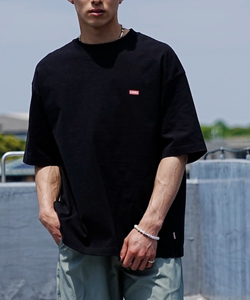 CHUMS(チャムス)の「【ムラサキスポーツ別注】CHUMS/チャムス ヘビーウエイト オーバーサイズ バックプリントTシャツ/クルーネック コットンTee CH01-2256(Tシャツ/カットソー・メンズ・ベージュ/ホワイト/ブラック・M/S/L/XL)」の7枚目の写真