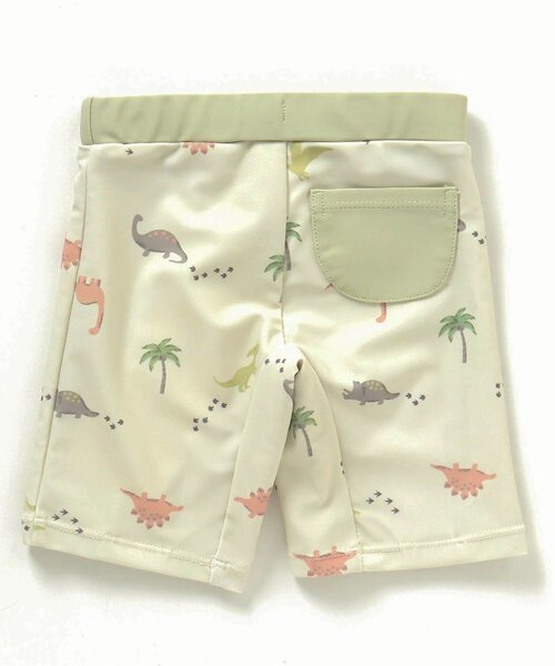 apres les cours（アプレレクール）の「きょうりゅう・サメ柄ボクサー水着＿UVカット（水着・キッズ・アイボリー/サックスブルー・80/90/100/110/120）」の7枚目の写真