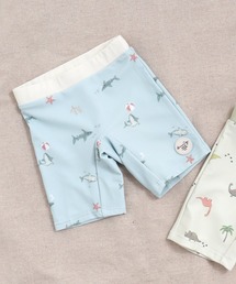 きょうりゅう・サメ柄ボクサー水着＿UVカット