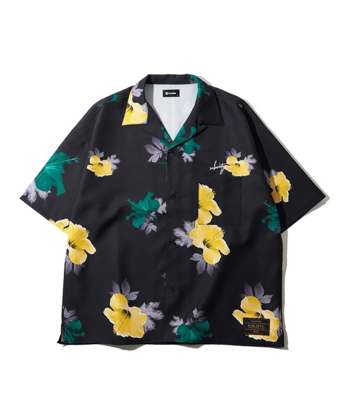 SUBCIETY サブサエティー フラワーパターンシャツ オープンカラーシャツ Subciety（サブサエティ）の「FLOWER PATTERN SHIRT（シャツ
