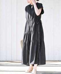 rps | ウエストドロストティアードワンピース(ワンピース)