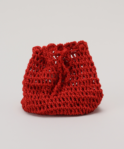 Casselini（キャセリーニ）の「【Casselini/キャセリーニ】 クロシェビーズバッグ（クラッチバッグ・レディース・アイボリー/レッド・FREE）」の15枚目の写真